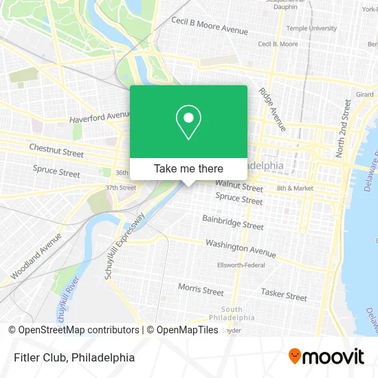 Fitler Club map