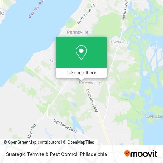 Strategic Termite & Pest Control map