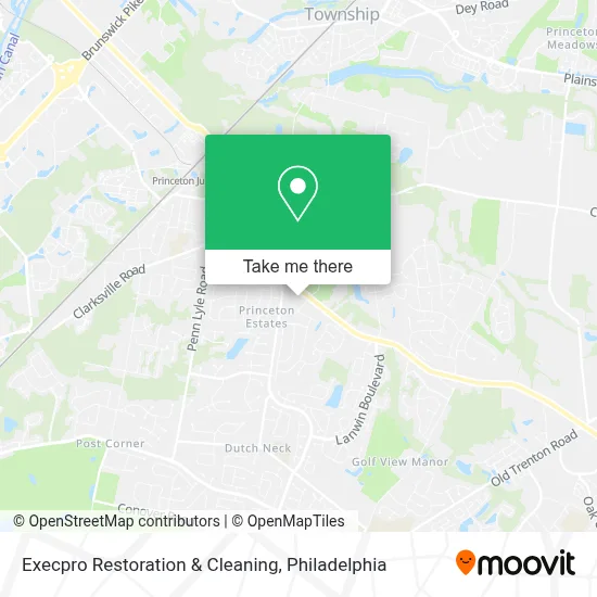 Execpro Restoration & Cleaning map