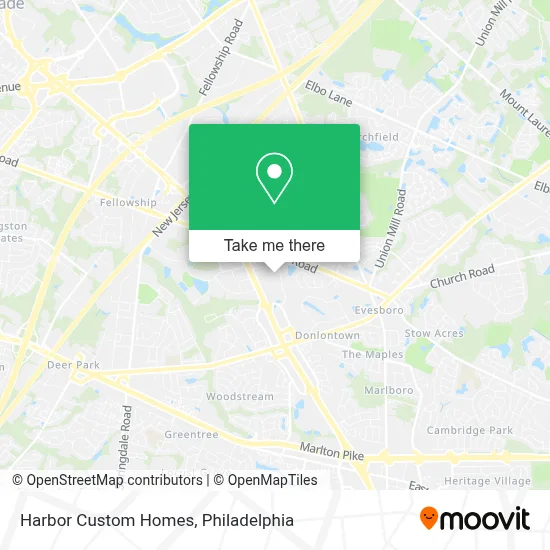 Harbor Custom Homes map