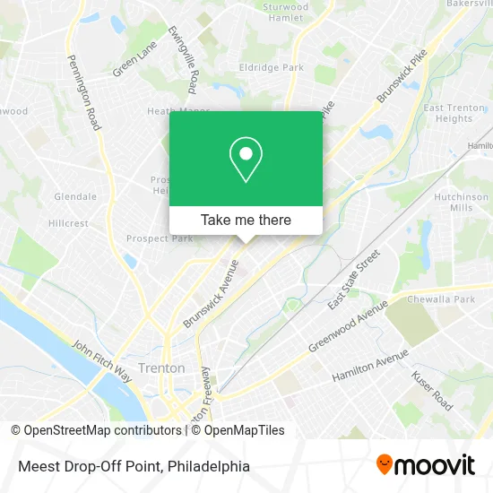 Meest Drop-Off Point map