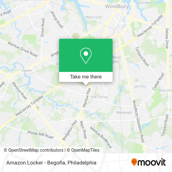 Amazon Locker - Begoña map
