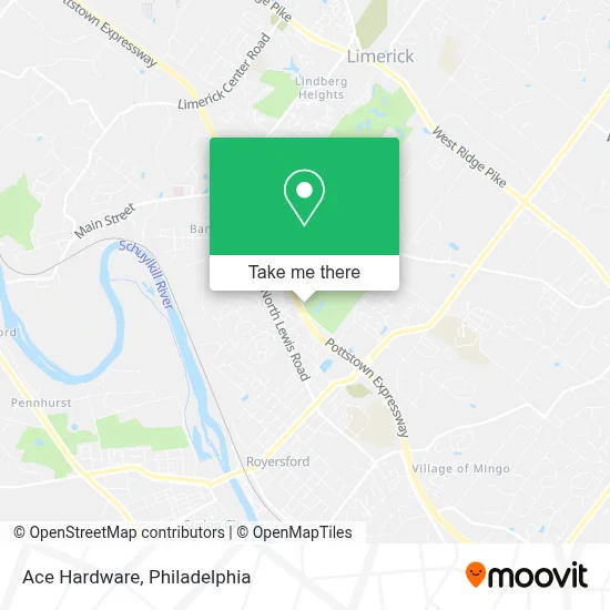 Ace Hardware map