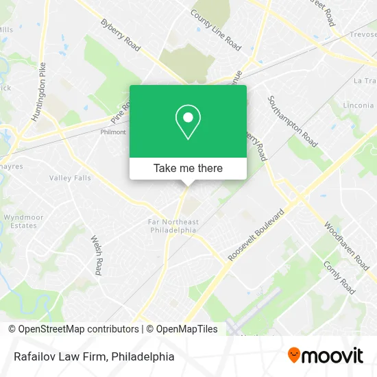 Rafailov Law Firm map