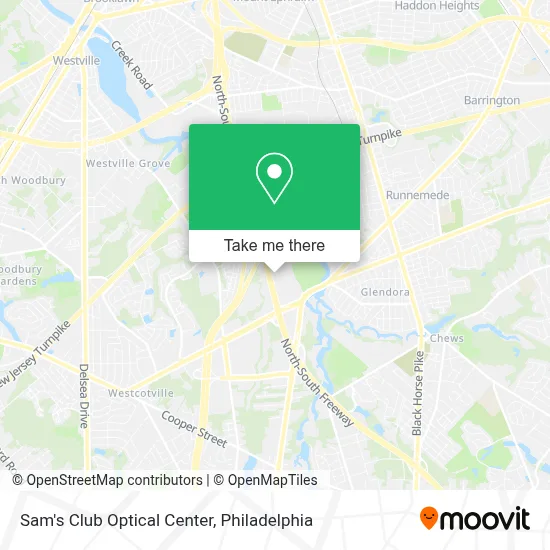 Sam's Club Optical Center map