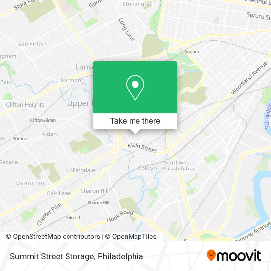 Summit Street Storage map