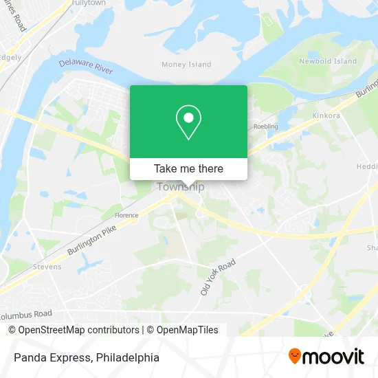 Panda Express map