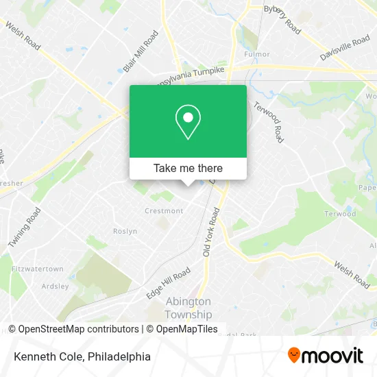 Kenneth Cole map