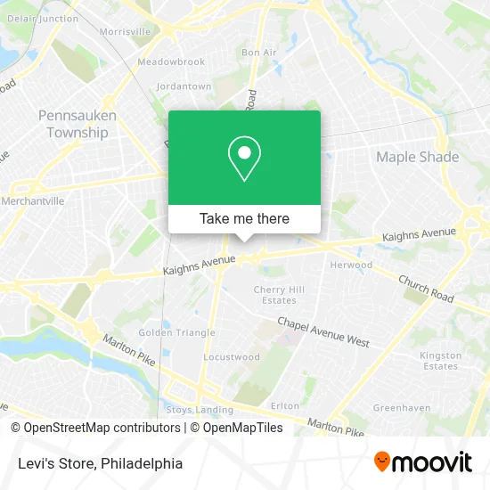 Levi's Store map