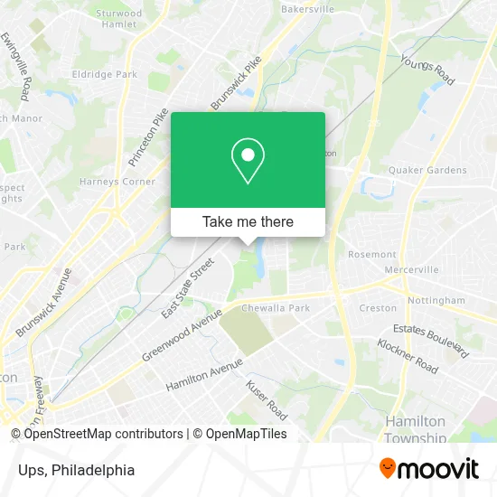Ups map