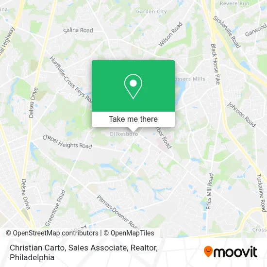 Christian Carto, Sales Associate, Realtor map