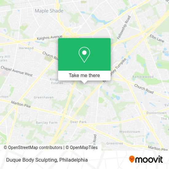 Duque Body Sculpting map