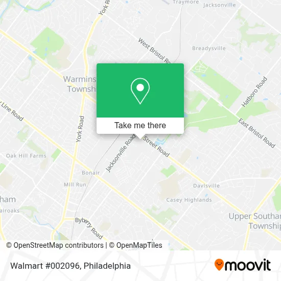 Walmart #002096 map