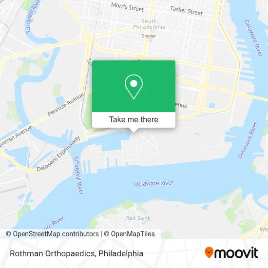 Rothman Orthopaedics map