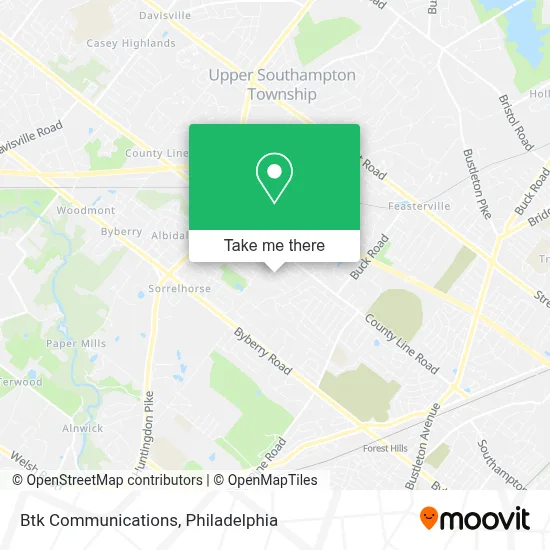 Btk Communications map