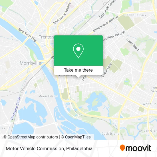 Motor Vehicle Commission map