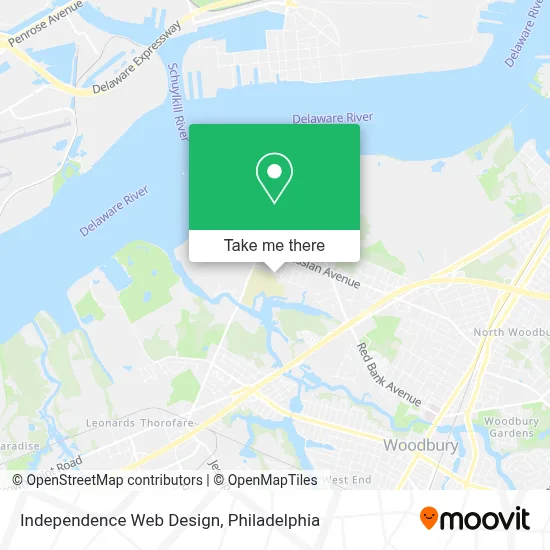 Independence Web Design map