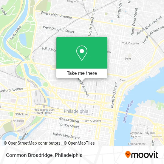 Common Broadridge map