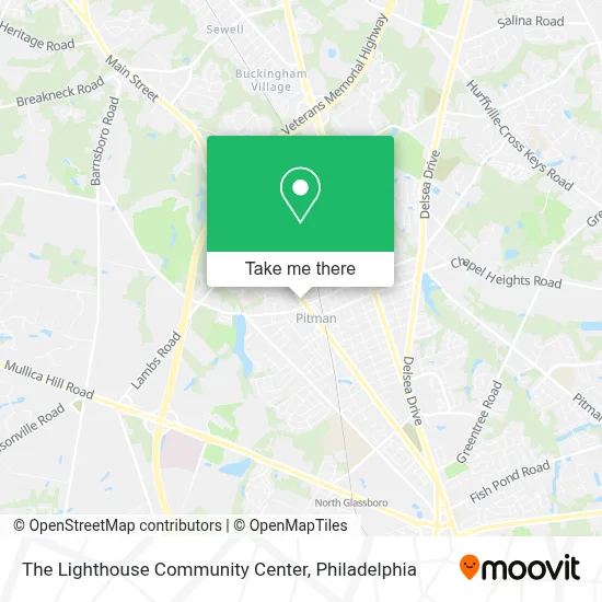 The Lighthouse Community Center map