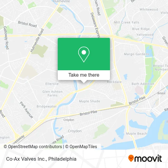 Co-Ax Valves Inc. map