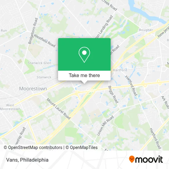 Vans map