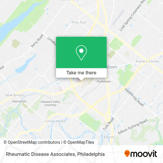 Rheumatic Disease Associates map