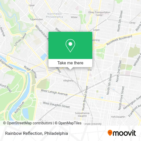 Rainbow Reflection map