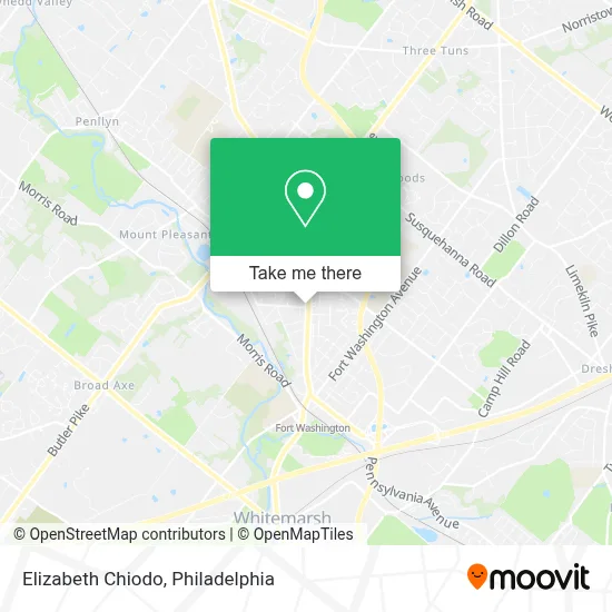 Elizabeth Chiodo map