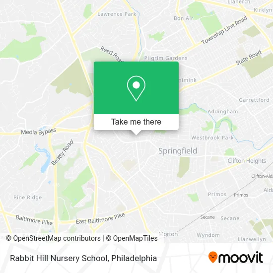 Rabbit Hill Nursery School map