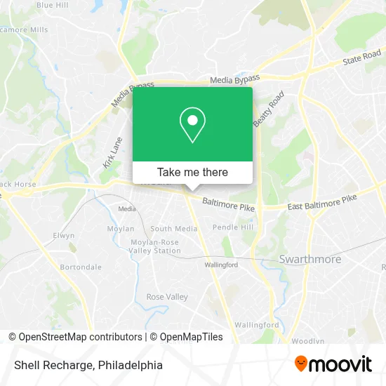 Shell Recharge map