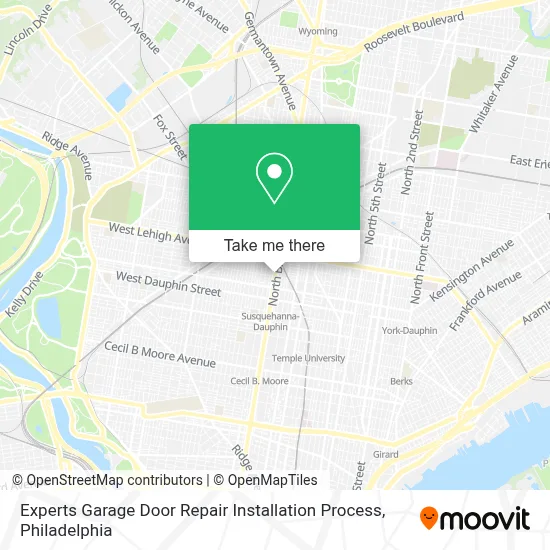 Experts Garage Door Repair Installation Process map
