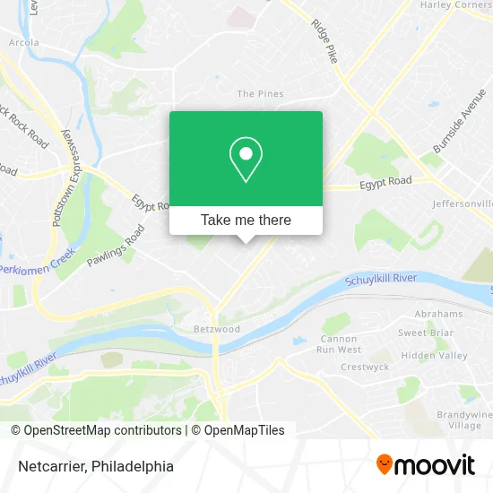 Netcarrier map