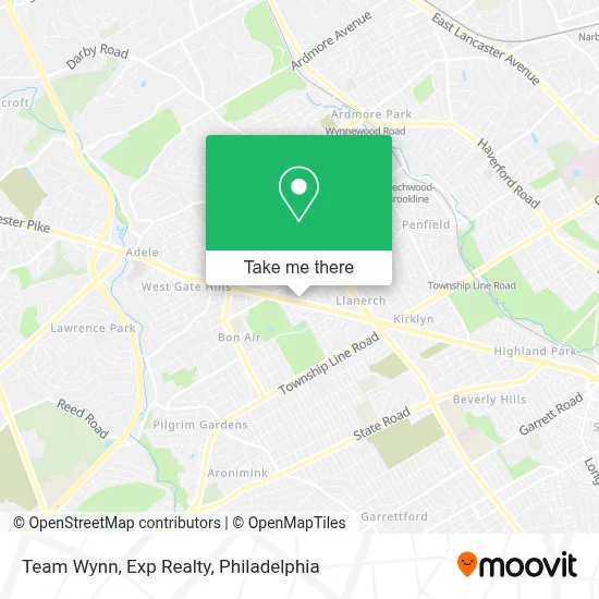 Team Wynn, Exp Realty map