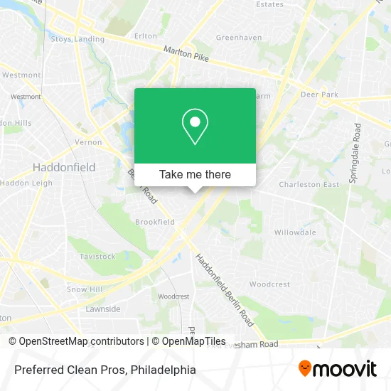 Preferred Clean Pros map