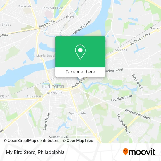 My Bird Store map