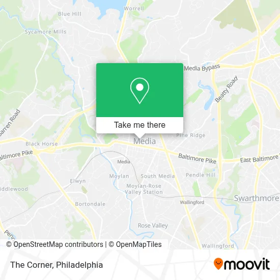 The Corner map