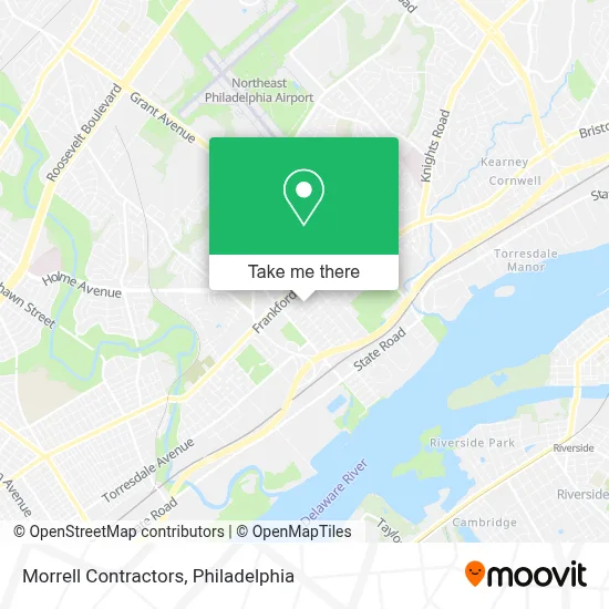 Morrell Contractors map