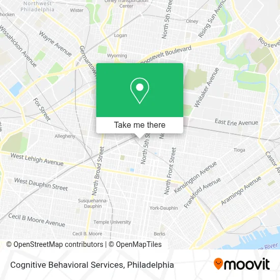 Cognitive Behavioral Services map