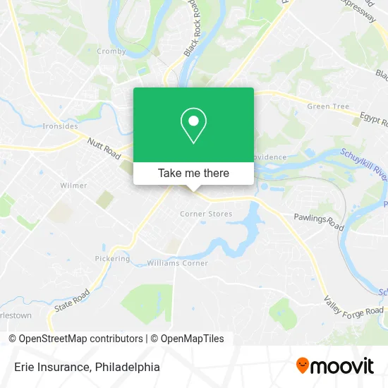 Erie Insurance map