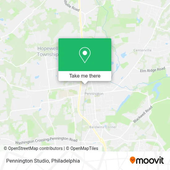 Pennington Studio map