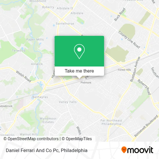Daniel Ferrari And Co Pc map