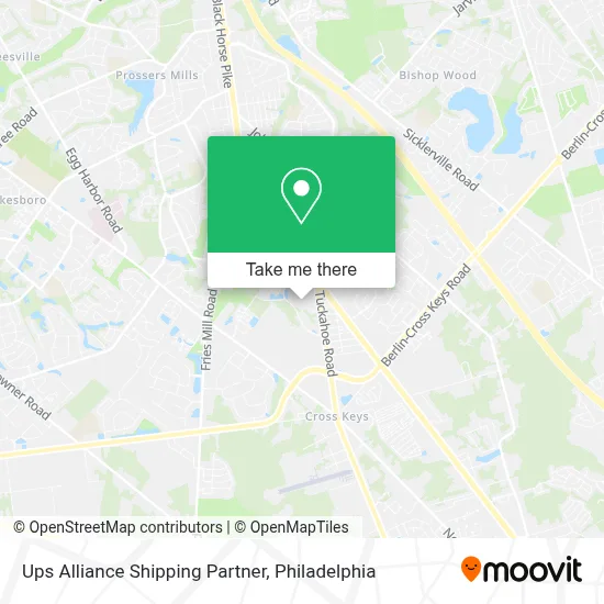Ups Alliance Shipping Partner map