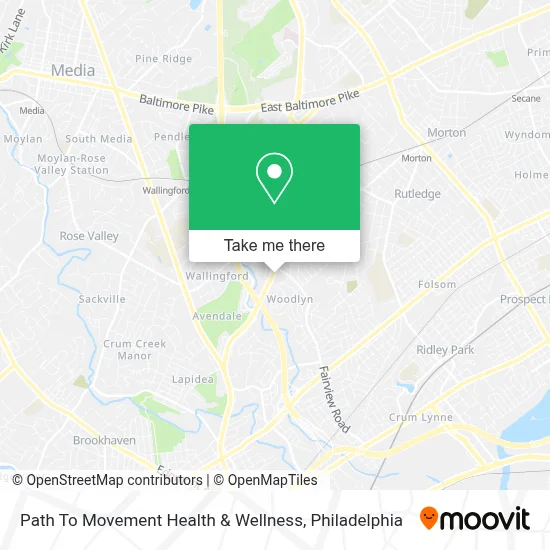 Path To Movement Health & Wellness map