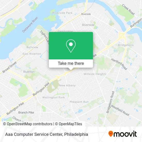 Aaa Computer Service Center map