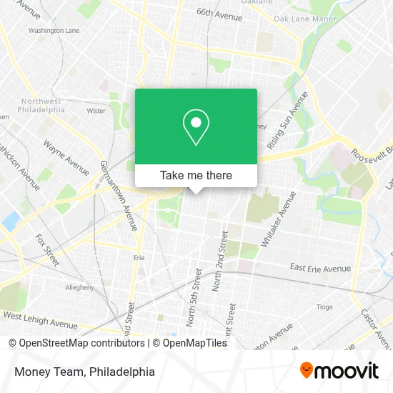 Money Team map