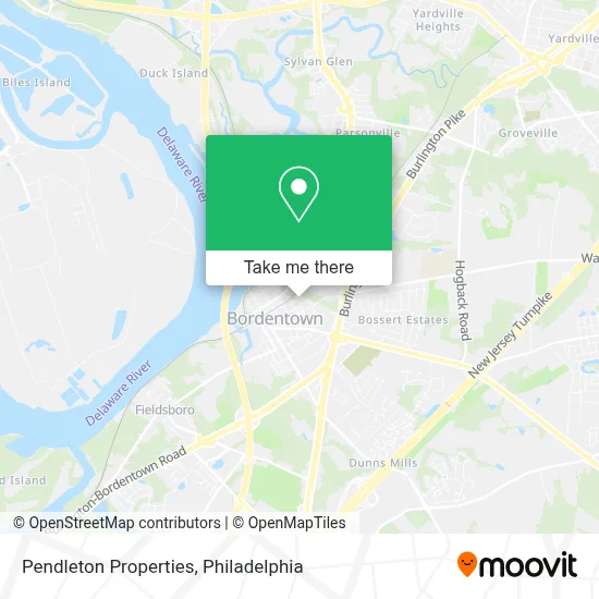 Pendleton Properties map