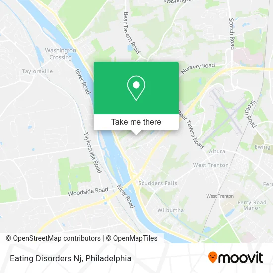Eating Disorders Nj map