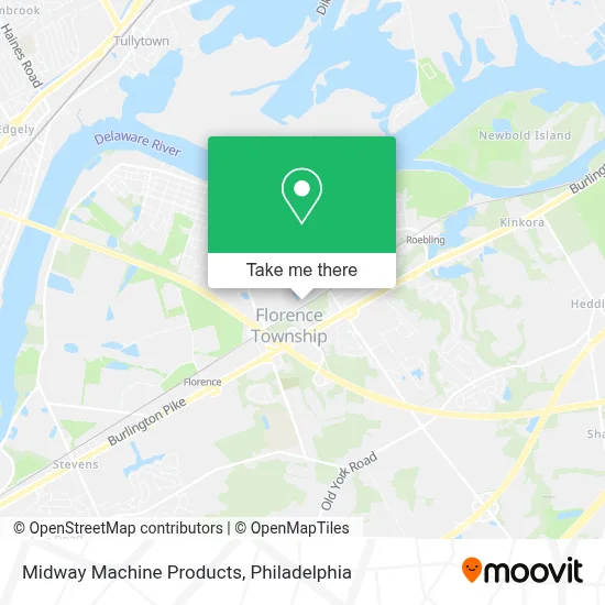 Midway Machine Products map
