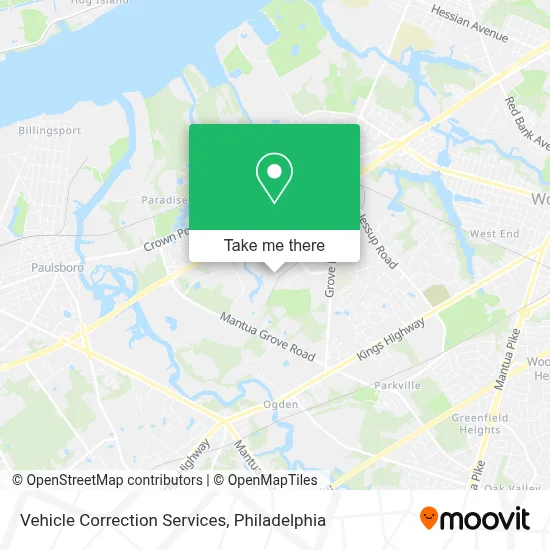Vehicle Correction Services map