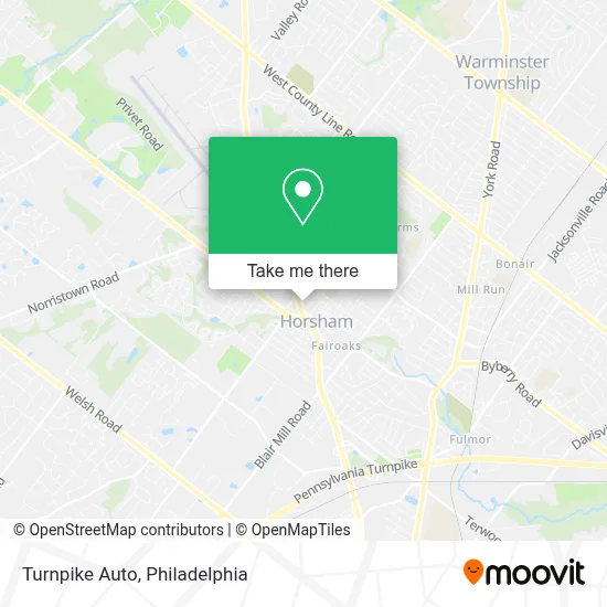 Turnpike Auto map